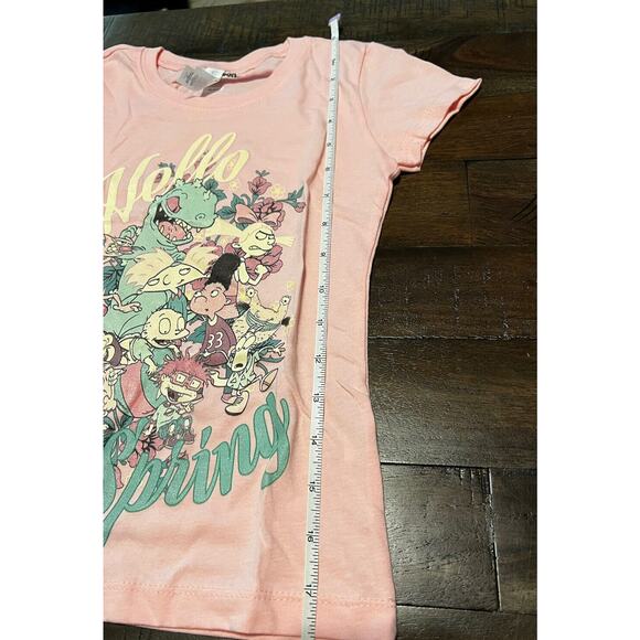 Pink RUGRATS GIRLS Shirt T-Shirt Hello Spring Nickelodeon Size Small 6-8 - Picture 7 of 8